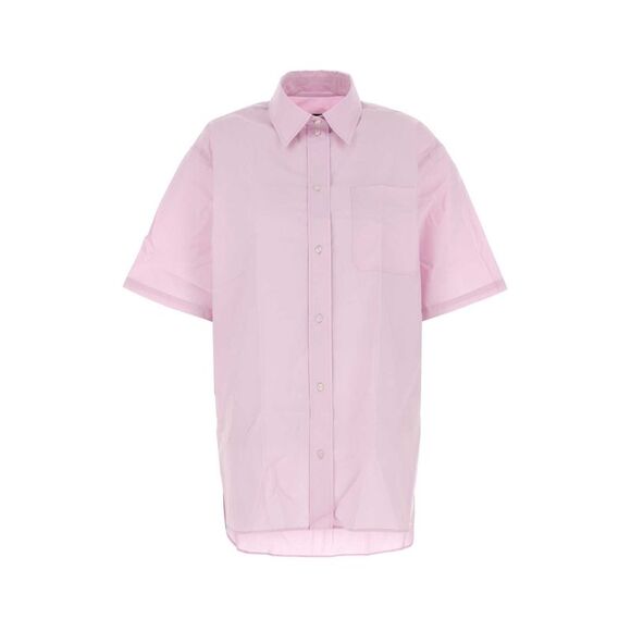 Soeur Women Pink Poplin Bobbie Oversize Shirt